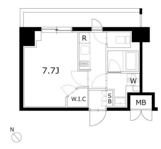 KDXレジデンス豊洲 341 間取り図