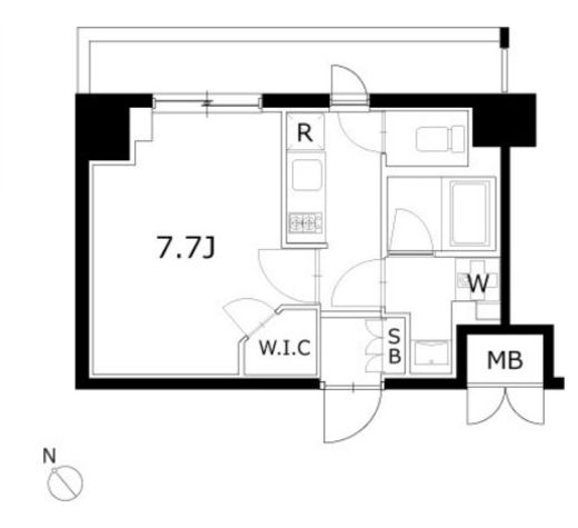 KDXレジデンス豊洲 342 間取り図