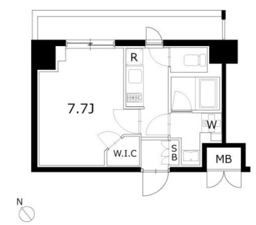 KDXレジデンス豊洲 343 間取り図