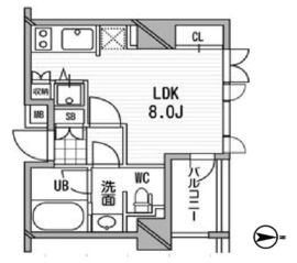 アーデン木場 201 間取り図