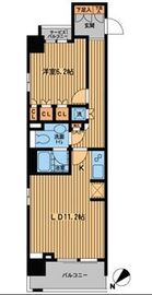 プライムアーバン日本橋横山町 801 間取り図