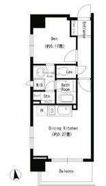 パークキューブ上野 301 間取り図