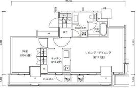 パークキューブ愛宕山タワー 2505 間取り図