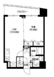 アーバネックス戸越銀座 704 間取り図