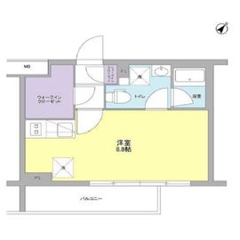 スタイリオ中延2ウエスト 202 間取り図