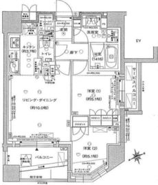 サンメゾン目白高田 8階 間取り図