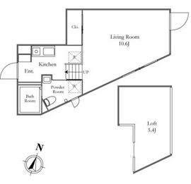 ファーレ代々木上原6 102 間取り図