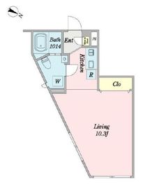 ファーレ代々木上原6 202 間取り図