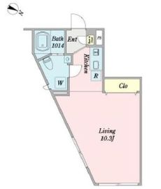 ファーレ代々木上原6 402 間取り図