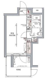 ラグディア高輪 1階 間取り図