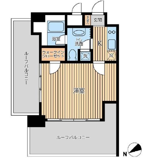 プラティーク清澄白河 706 間取り図