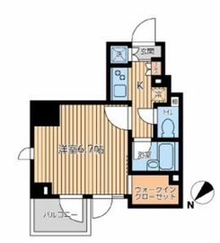 シティスパイア新川 702 間取り図