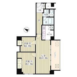 リバー＆タワー 305 間取り図