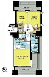 パークホームズ築地 2階 間取り図