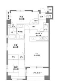 カスタリア人形町 1101 間取り図