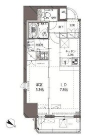 ベルジューレ神保町 202 間取り図