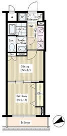 コンフォリア銀座イースト弐番館 804 間取り図