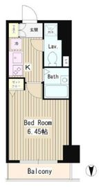 エスコート麻布十番2 602 間取り図