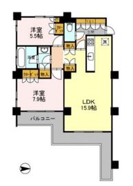 カスタリア目黒鷹番 605 間取り図