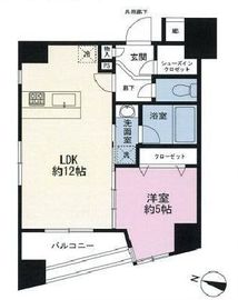 シティインデックス千代田岩本町 12階 間取り図