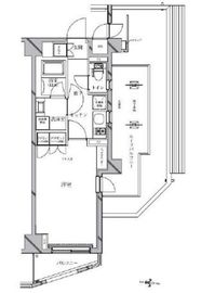 イルフィオーレ都立大学 6階 間取り図