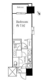 プレシャス渋谷 804 間取り図