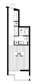 コージーコート中目黒 204 間取り図