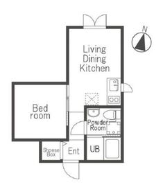 ラピス原宿3 301 間取り図