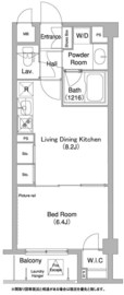 コンフォリア目黒長者丸 107 間取り図