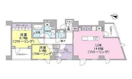 パークハウス中目黒 1階 間取り図