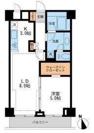 NTPRレジデンス鷹番 208 間取り図