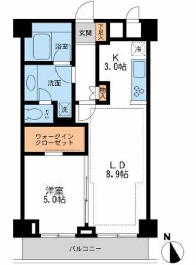 NTPRレジデンス鷹番 104 間取り図
