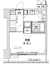 グランディオール広尾テラス 705 間取り図