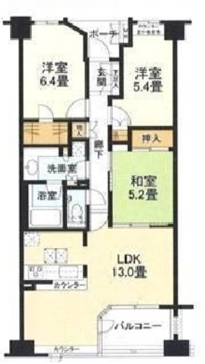 アルス品川ラ・パルフェ 6階 間取り図