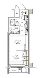 フィース水天宮前 2階 間取り図