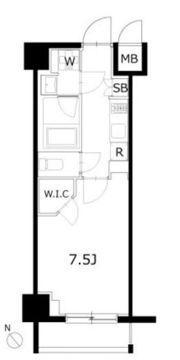 KDXレジデンス豊洲 215 間取り図