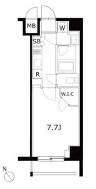 KDXレジデンス豊洲 411 間取り図