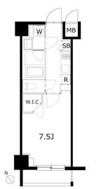 KDXレジデンス豊洲 422 間取り図