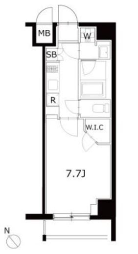 KDXレジデンス豊洲 509 間取り図