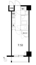 KDXレジデンス豊洲 613 間取り図