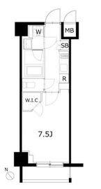 KDXレジデンス豊洲 614 間取り図