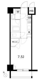 KDXレジデンス豊洲 714 間取り図