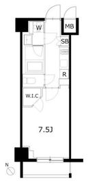 KDXレジデンス豊洲 802 間取り図