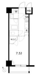 KDXレジデンス豊洲 802 間取り図