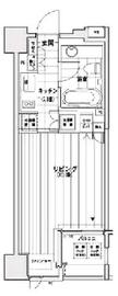 カスタリア銀座 202 間取り図