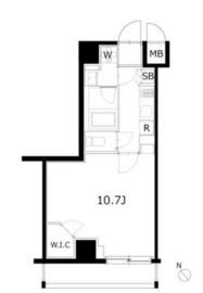 KDXレジデンス豊洲 806 間取り図