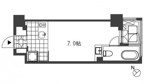 ソフィアスクエア銀座 203 間取り図