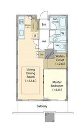 白金タワー 25階 間取り図