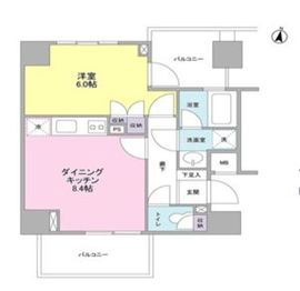 K's新中野 507 間取り図