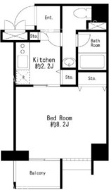 FLEG三田grato 402 間取り図